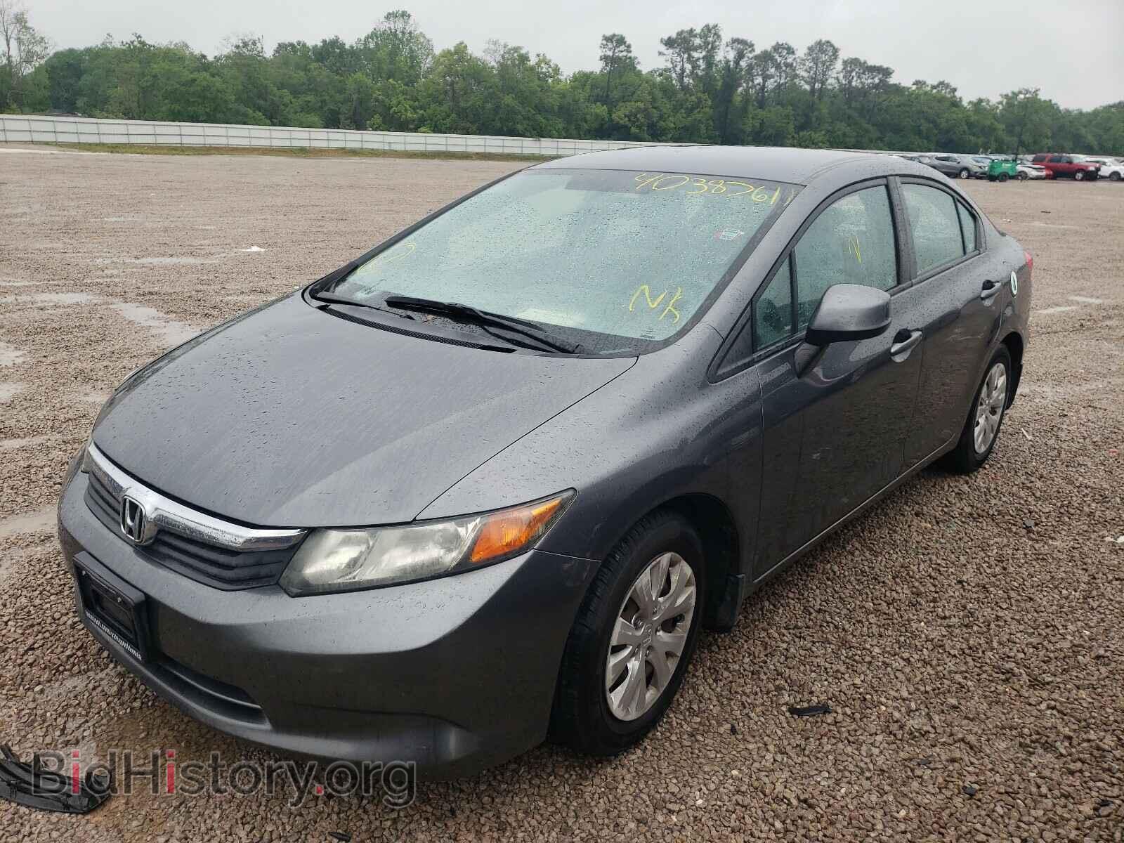 2012 HONDA CIVIC - VIN: 2HGFB2F56CH314580 - Photo 2