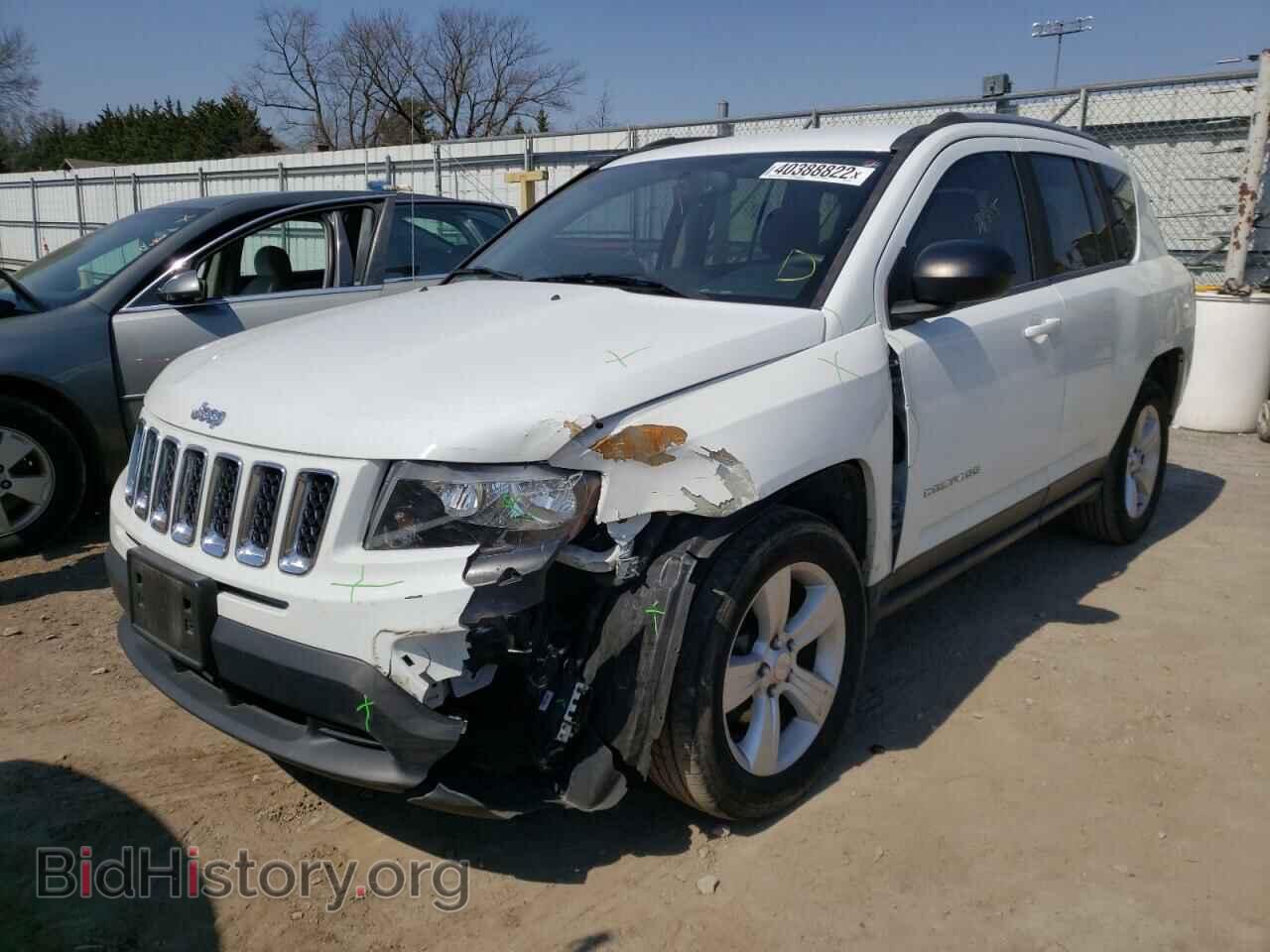 2016 JEEP COMPASS - VIN: 1C4NJDBB3GD637721 - Фото 2