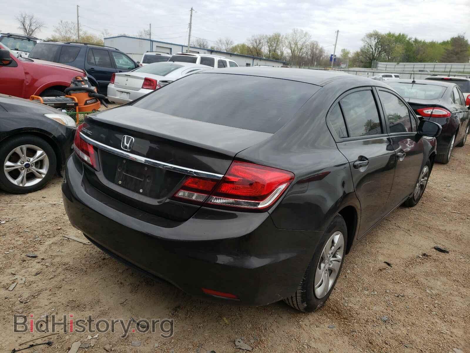 2014 HONDA CIVIC - VIN: 2HGFB2F55EH529824 - Фото 4
