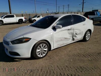 2014 Dodge DART Dart SXT, белый — VIN 1C3CDFBB1ED845298, Copart