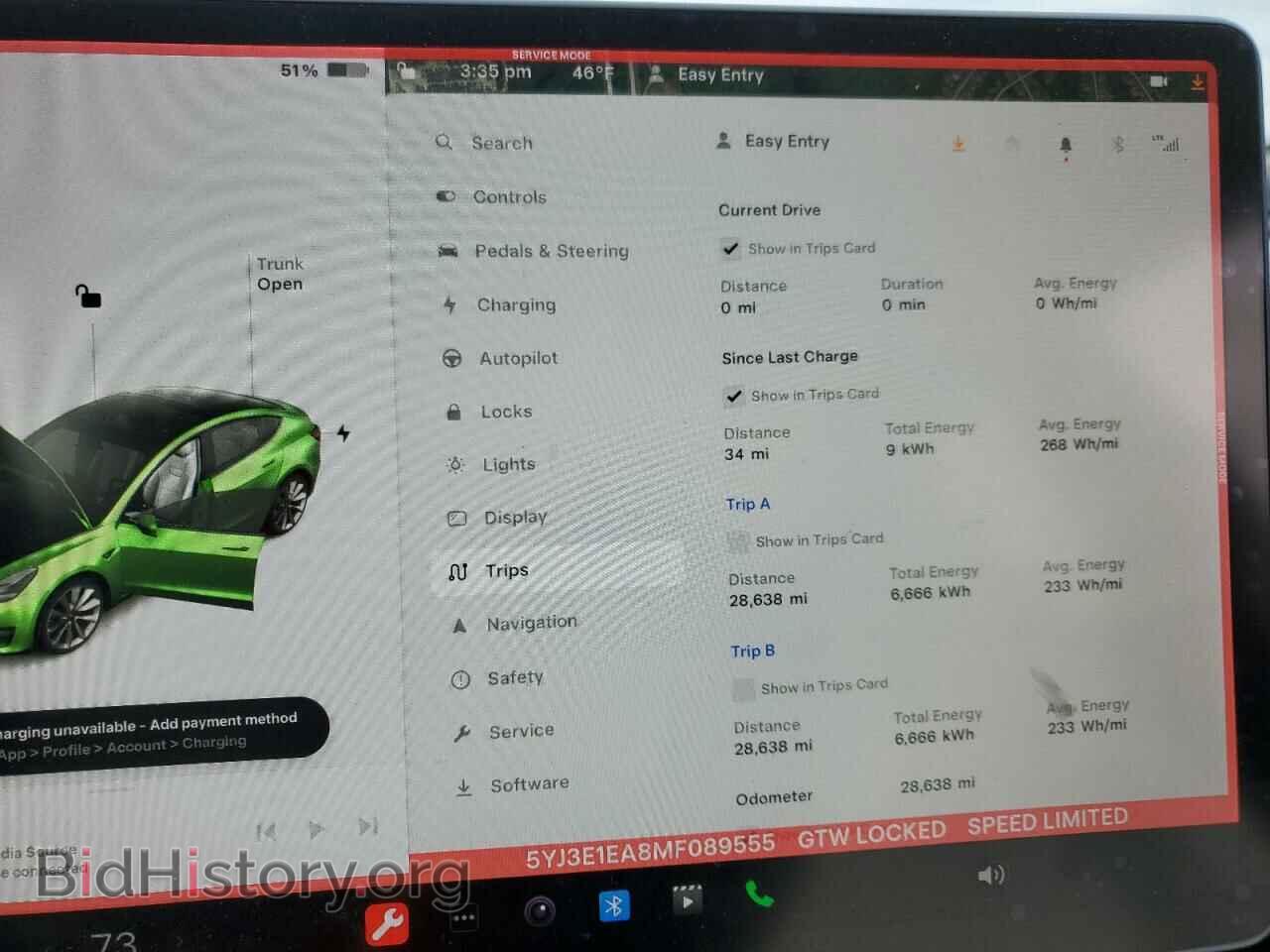 2021 TESLA MODEL 3 - VIN: 5YJ3E1EA8MF089555 - Photo 9