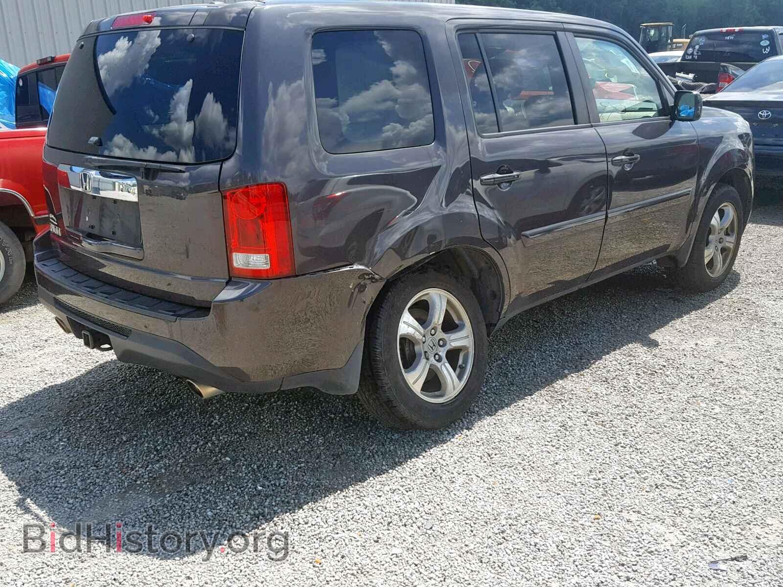 2013 HONDA PILOT EXL - VIN: 5FNYF3H58DB041745 - Фото 4