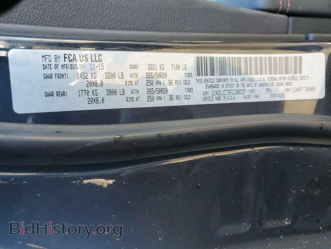 2015 DODGE DURANGO - VIN: 1C4SDJCT3FC188237 - Photo 14
