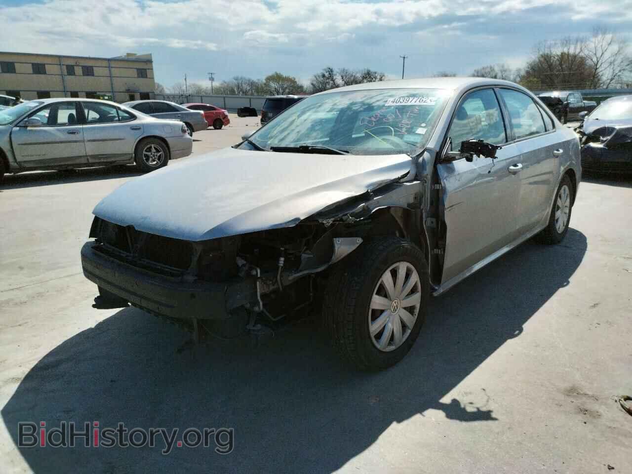 2012 VOLKSWAGEN PASSAT - VIN: 1VWAP7A34CC019829 - Фото 2