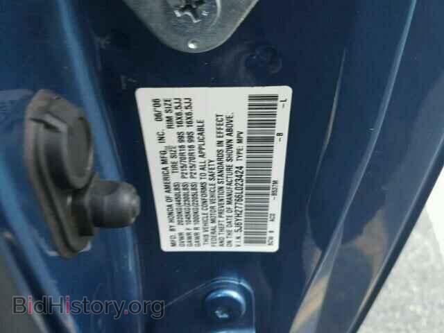 2006 HONDA ELEMENT - VIN: 5J6YH27766L023424 - Фото 10