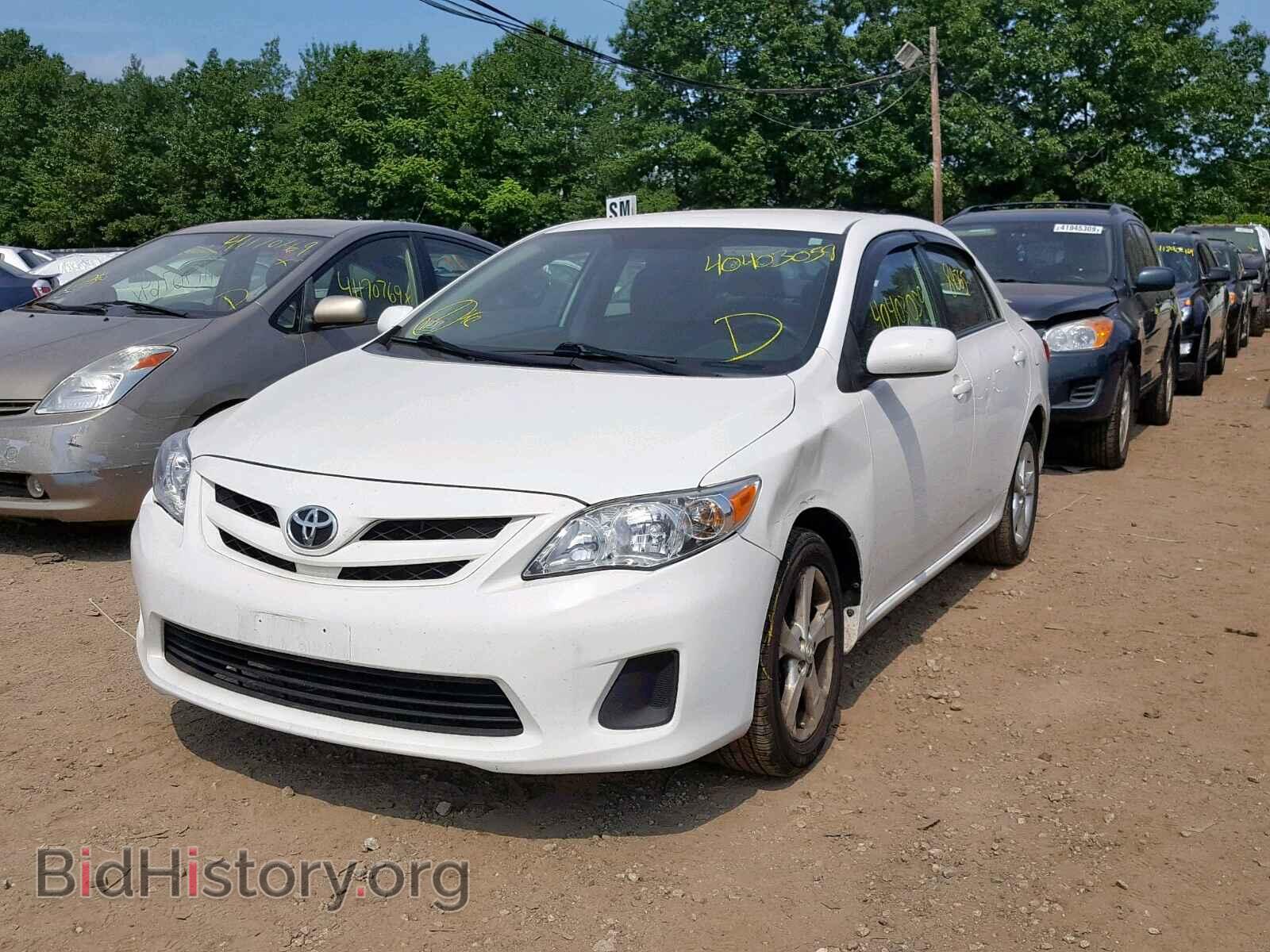 2011 TOYOTA COROLLA BA - VIN: 2T1BU4EEXBC643439 - Фото 2