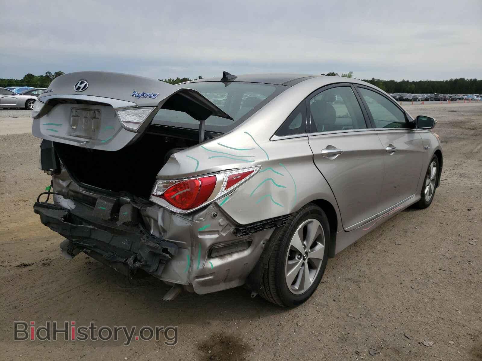 2012 HYUNDAI SONATA - VIN: KMHEC4A49CA036821 - Фото 4