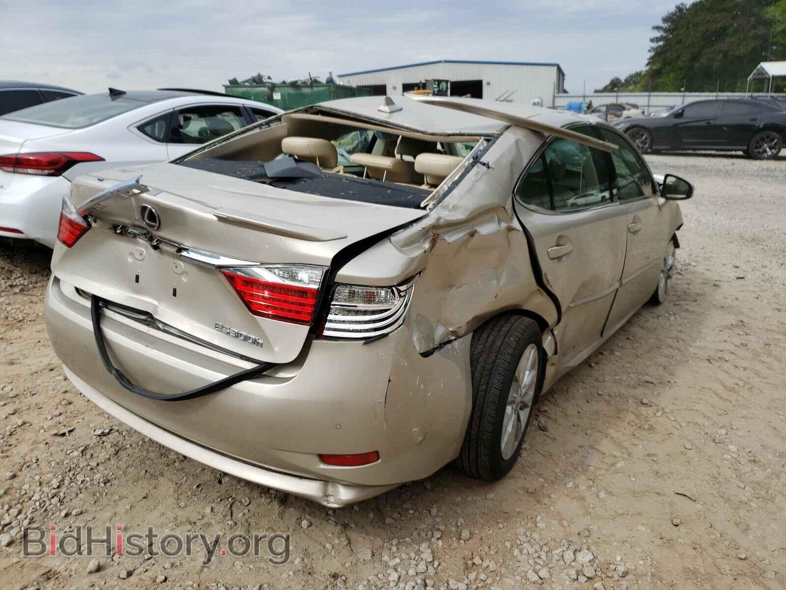 2013 LEXUS ES300 - VIN: JTHBW1GG4D2009647 - Фото 4