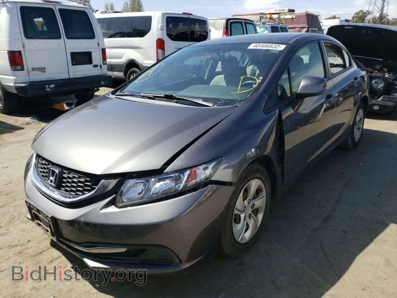 2013 HONDA CIVIC - VIN: 2HGFB2F59DH507680 - Фото 2