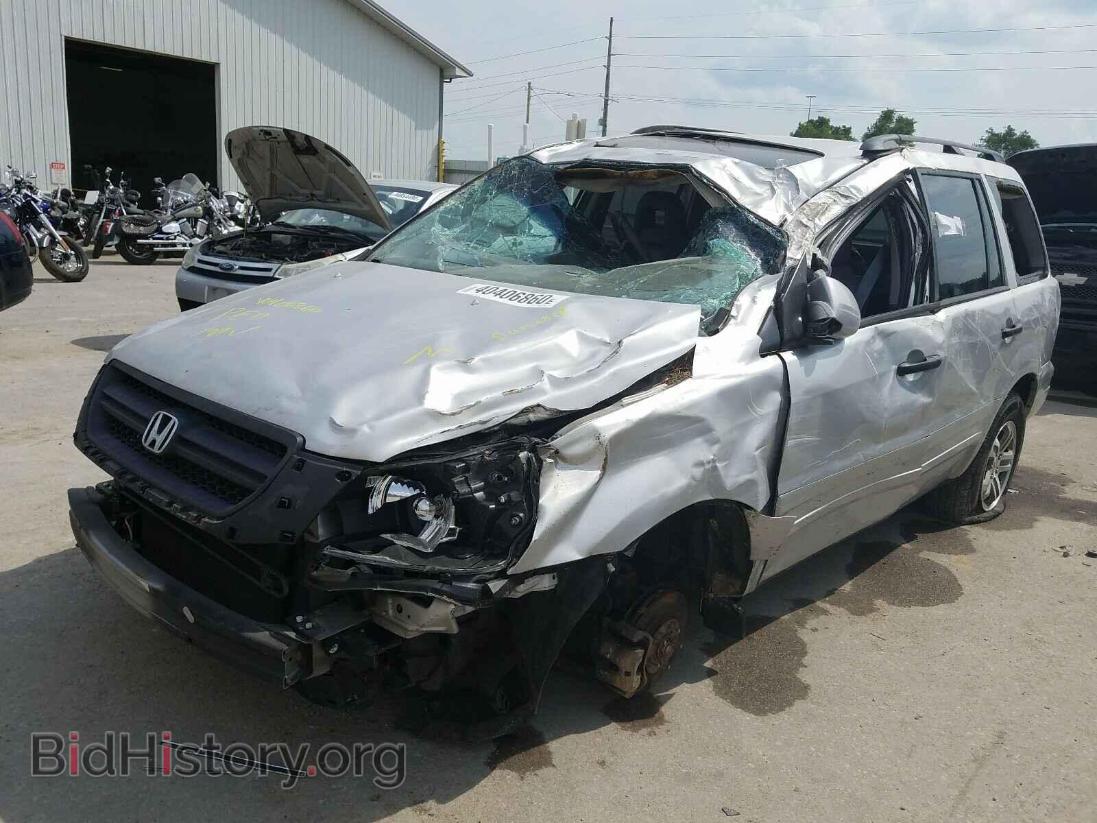 2005 HONDA PILOT - VIN: 5FNYF186X5B017736 - Фото 2