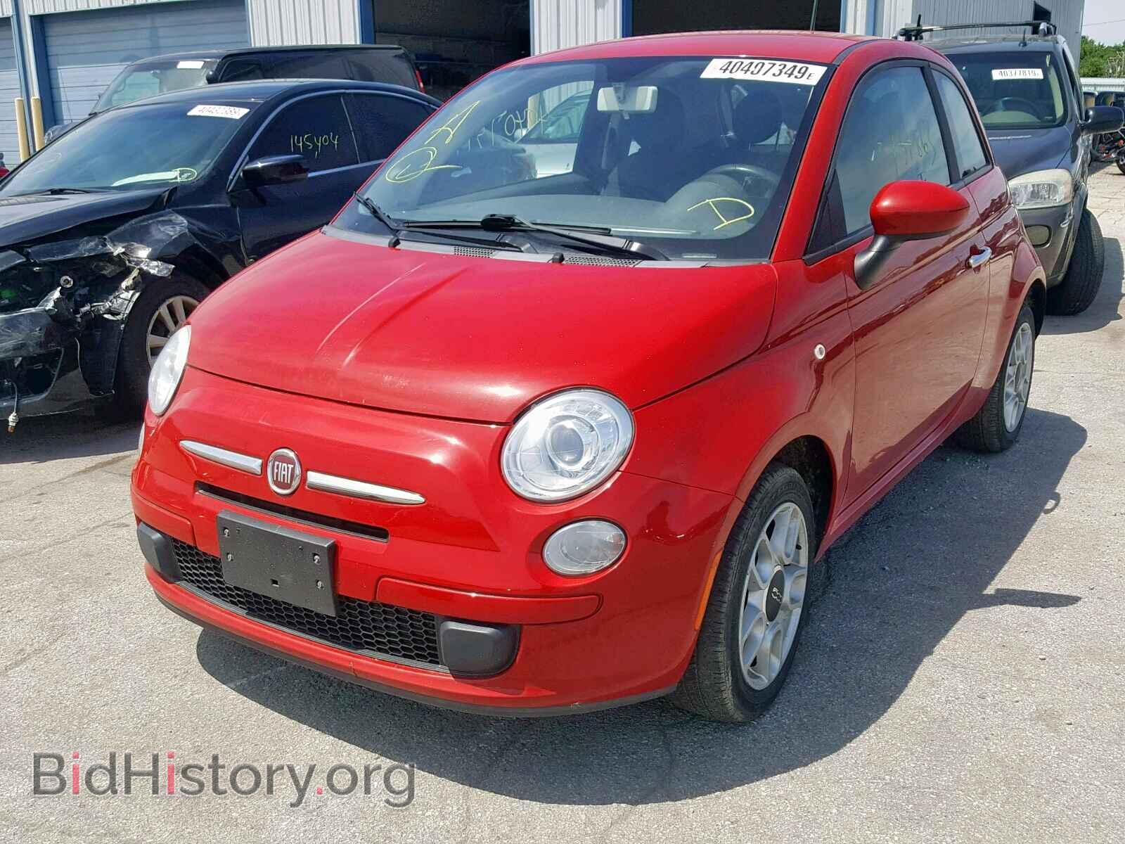 2012 FIAT 500 - VIN: 3C3CFFAR2CT101967 - Фото 2