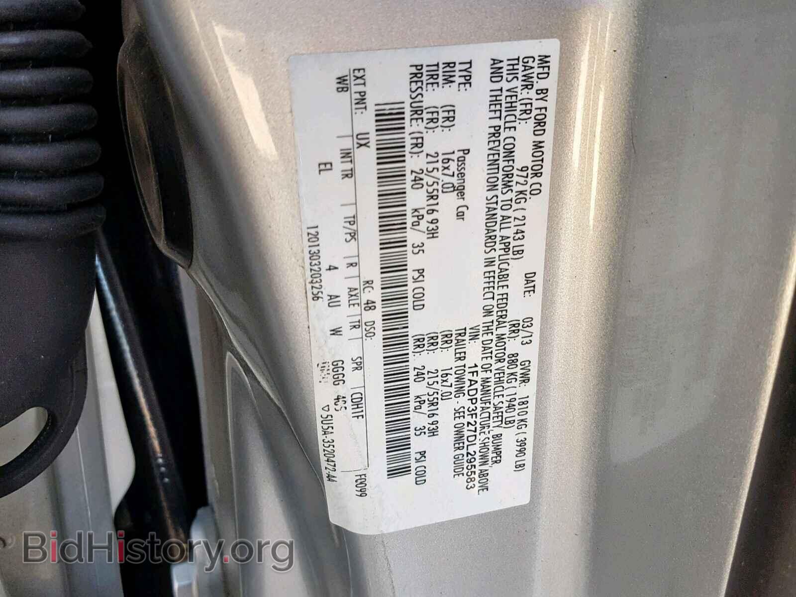 2013 FORD FOCUS SE - VIN: 1FADP3F27DL295583 - Photo 10