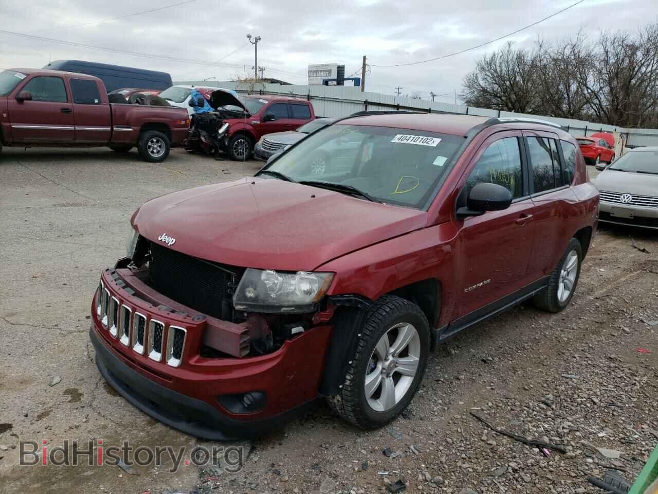 2014 JEEP COMPASS - VIN: 1C4NJCBA2ED576604 - Фото 2