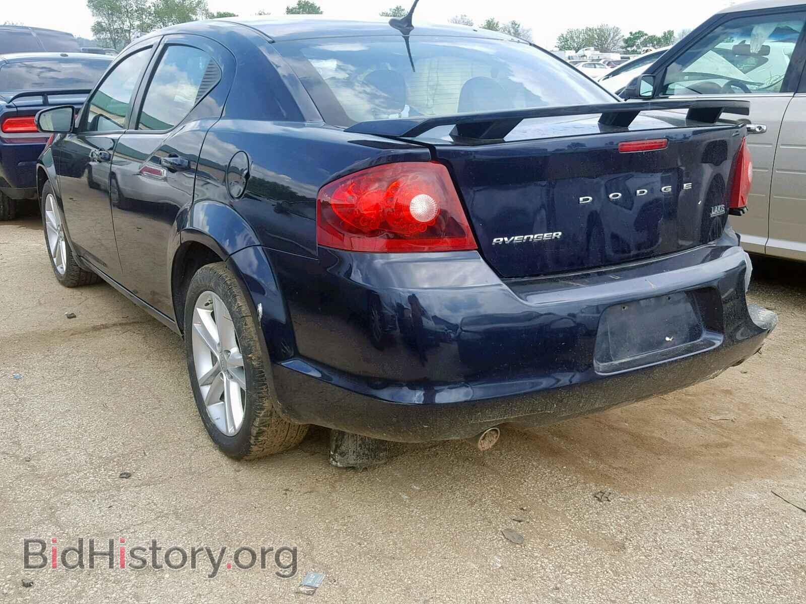 2012 DODGE AVENGER - VIN: 1C3CDZEG8CN123522 - Фото 3
