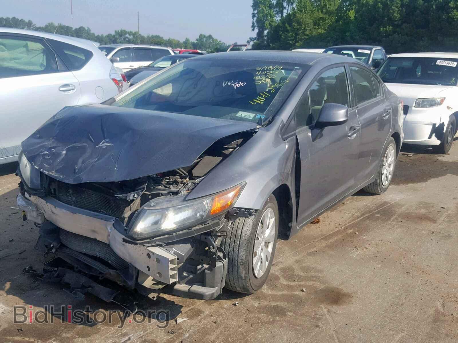 2012 HONDA CIVIC LX - VIN: 19XFB2F57CE098961 - Фото 2