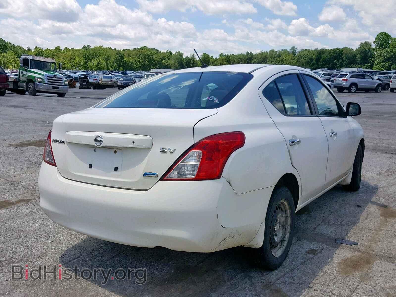 2012 NISSAN VERSA - VIN: 3N1CN7AP7CL886718 - Фото 4