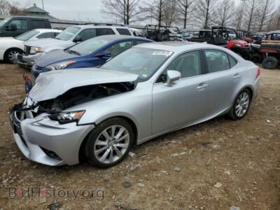 2014 Lexus IS IS 250, серебристый — VIN JTHBF1D23E5043538, Copart