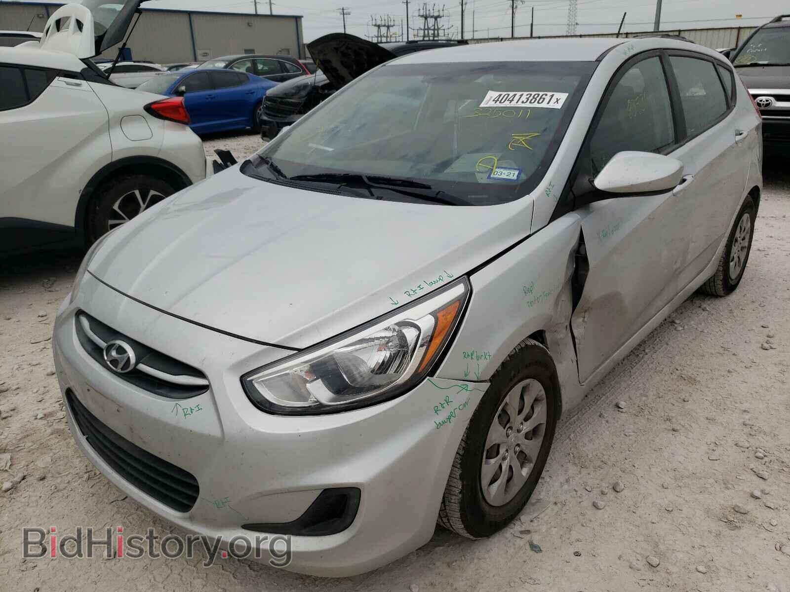 2017 HYUNDAI ACCENT - VIN: KMHCT5AE1HU325011 - Фото 2