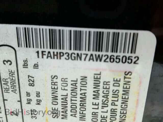 2010 FORD FOCUS - VIN: 1FAHP3GN7AW265052 - Фото 10