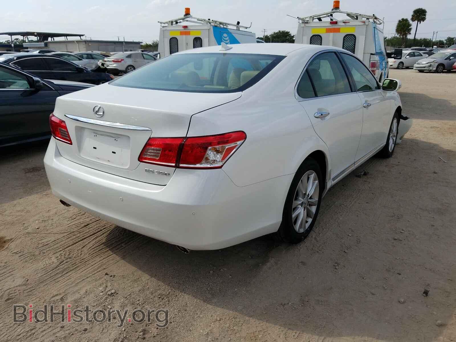 2012 LEXUS ES350 - VIN: JTHBK1EG0C2476481 - Фото 4