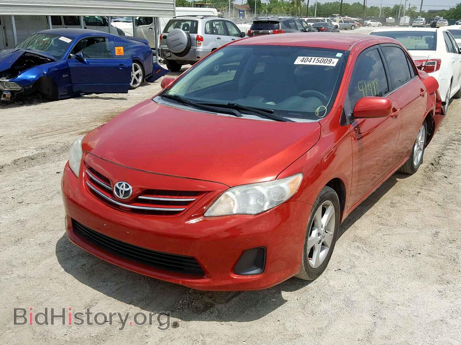 2013 TOYOTA COROLLA BA - VIN: 5YFBU4EE6DP156385 - Фото 2