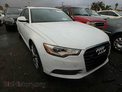 2015 Audi A6 A6 Premium, white — VIN WAUGFAFC7FN018055, Copart