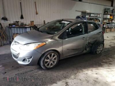 2013 Mazda 2, серебристый — VIN JM1DE1LY9D0161186, Copart