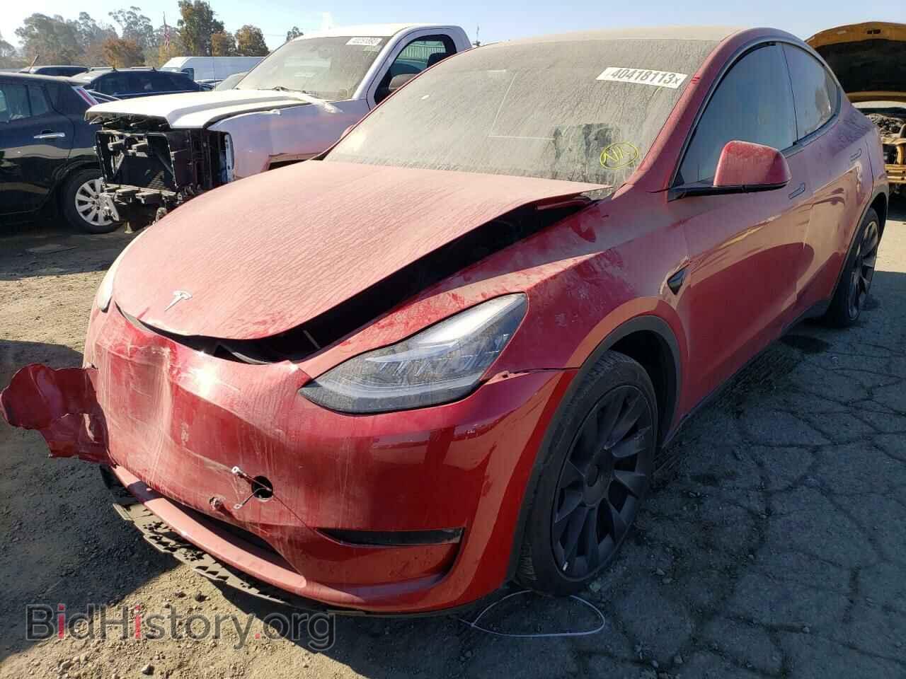 Фотография 5YJYGAEE4MF280523 - TESLA MODEL Y 2021