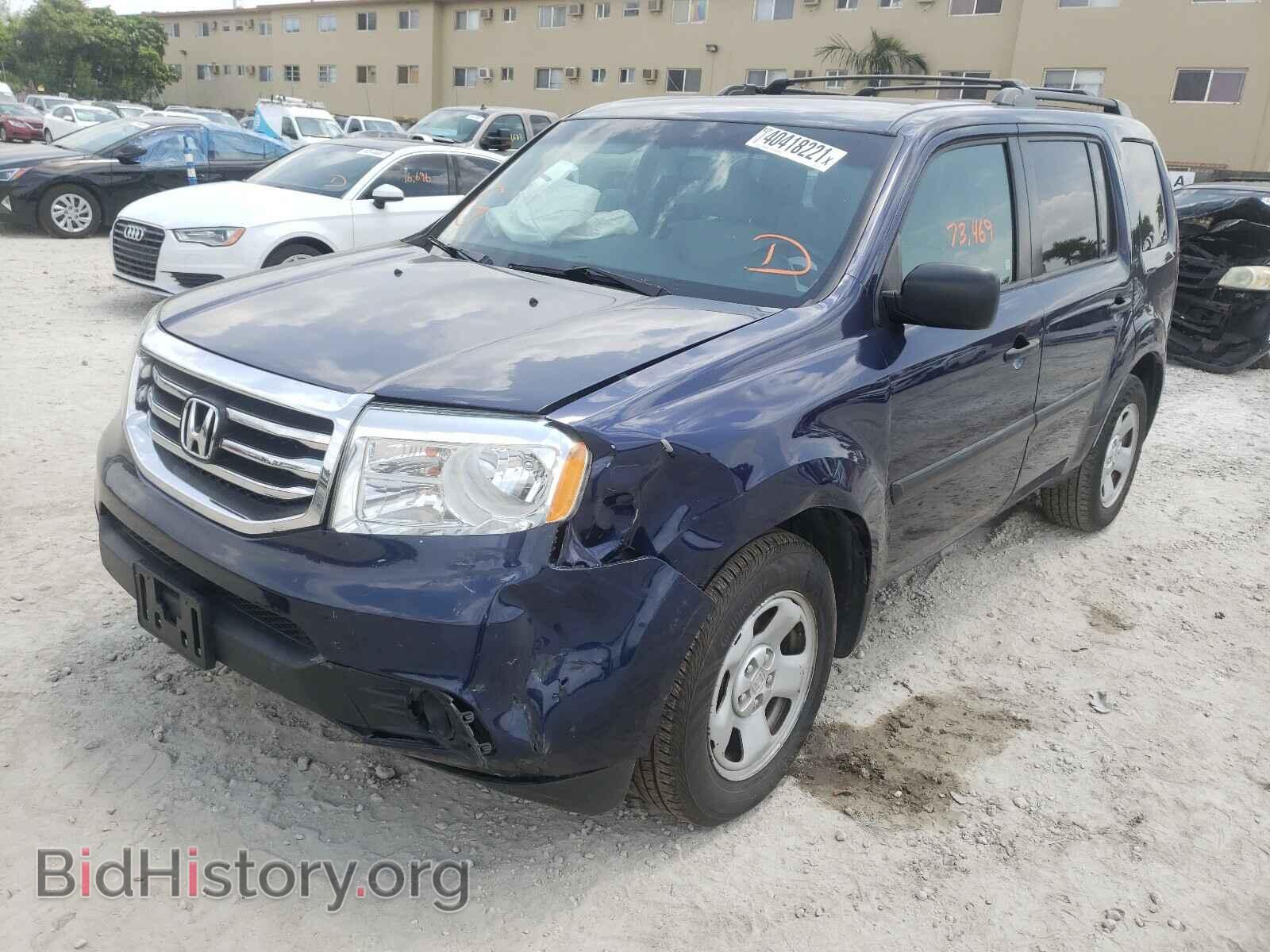 2015 HONDA PILOT - VIN: 5FNYF4H26FB062494 - Фото 2