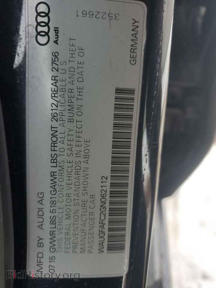 2016 AUDI A6 - VIN: WAUGFAFC2GN062112 - Фото 12