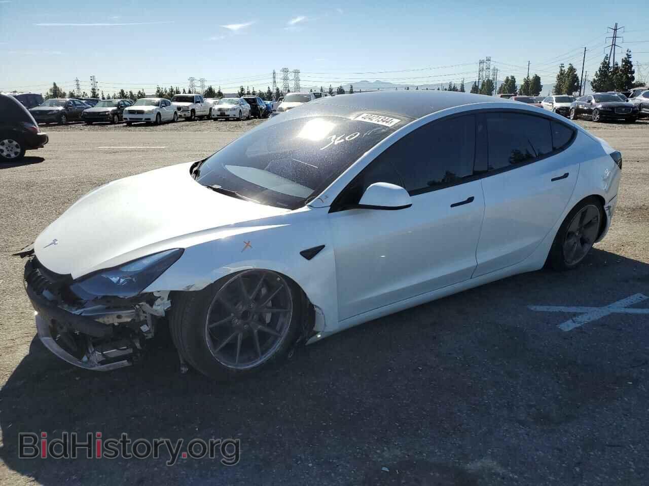 Photo 5YJ3E1EA9MF088284 - TESLA MODEL 3 2021