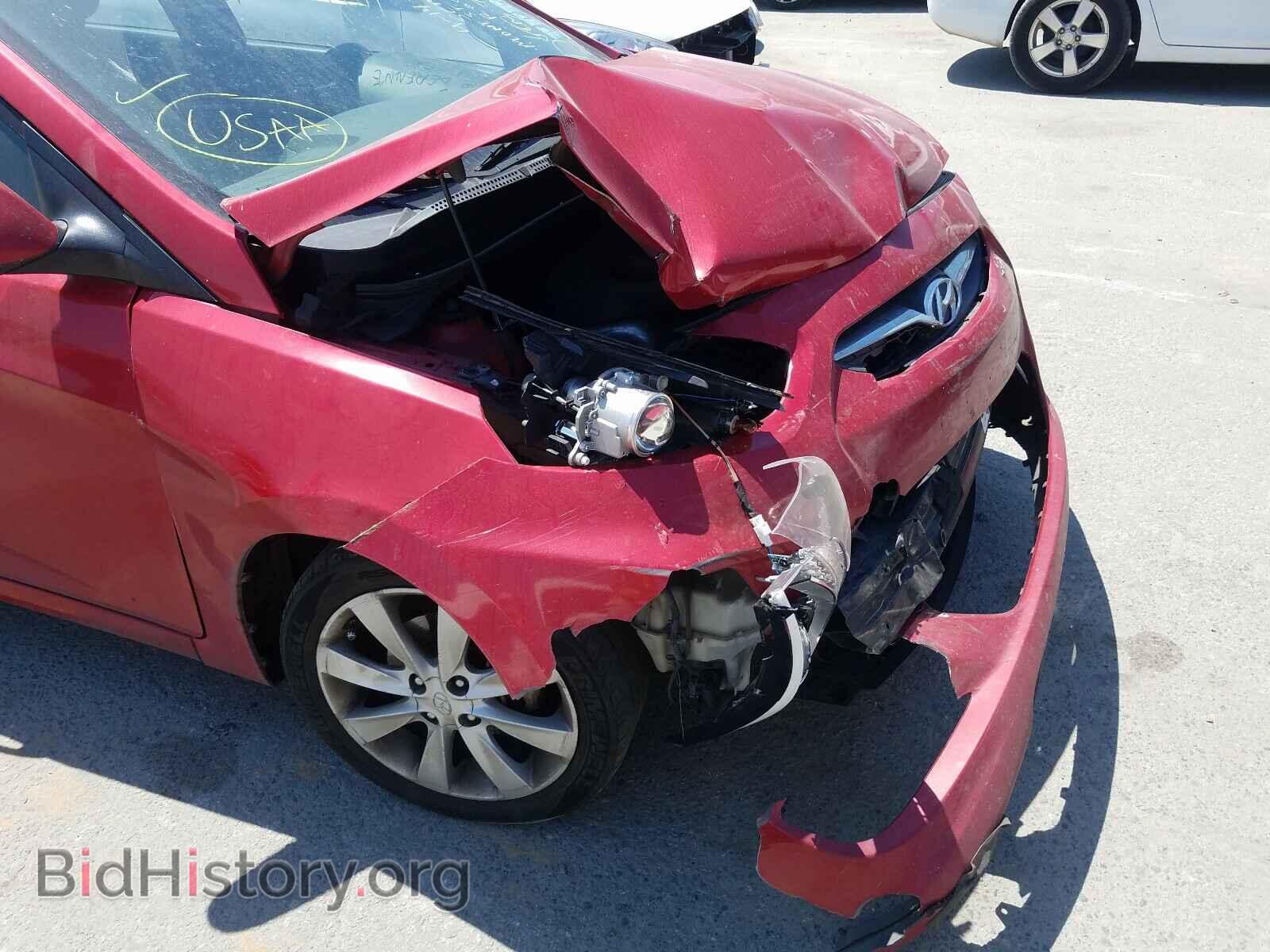 2014 HYUNDAI ACCENT - VIN: KMHCU4AE0EU737455 - Фото 9