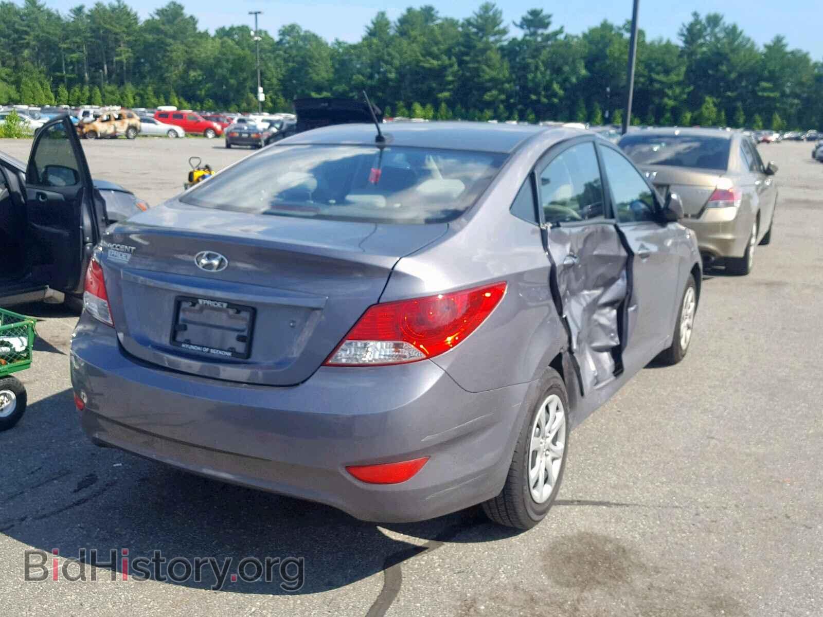 2014 HYUNDAI ACCENT - VIN: KMHCT4AE4EU673679 - Фото 4