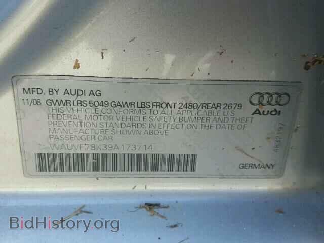 2009 AUDI A4 - VIN: WAUVF78K39A173714 - Фото 10