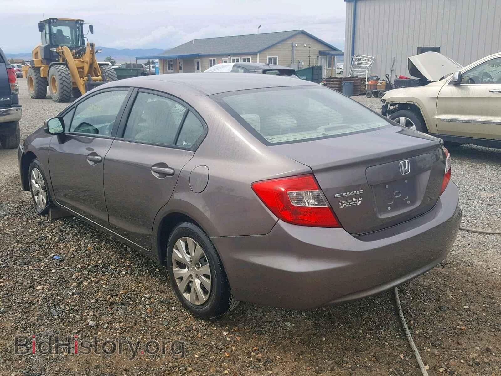 2012 HONDA CIVIC LX - VIN: 2HGFB2F53CH596368 - Фото 3