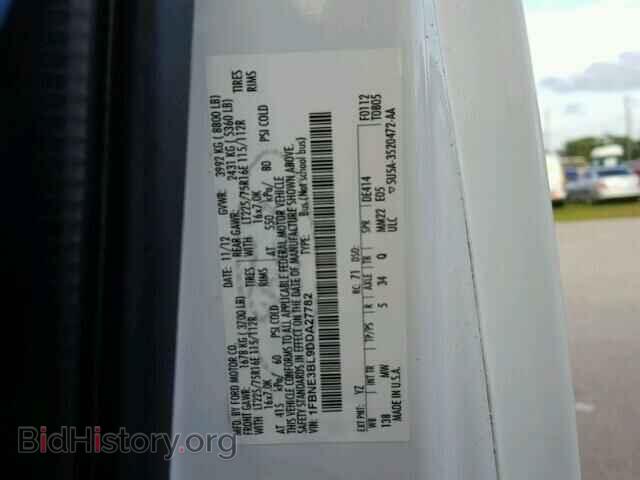 2013 FORD ECONOLINE - VIN: 1FBNE3BL9DDA27782 - Фото 10