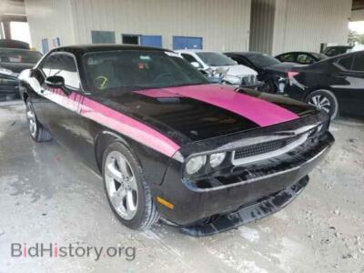 2012 Dodge CHALLENGER, черный — VIN 2C3CDYAGXCH145563, Copart