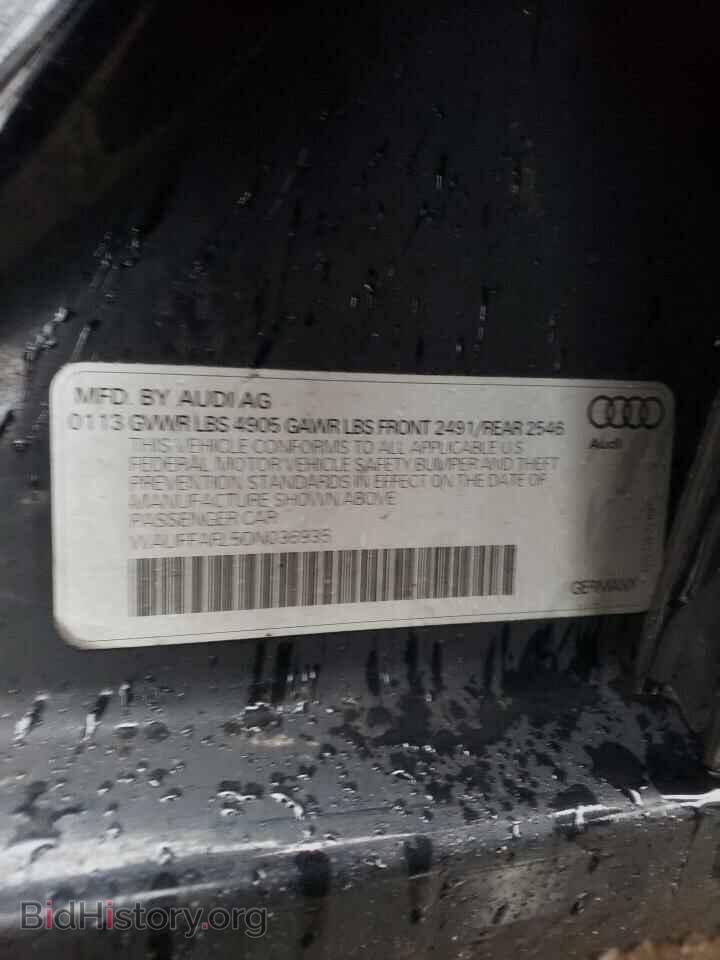 2013 Audi A4 (VIN WAUFFAFL5DN036935) — фото 12 из 12