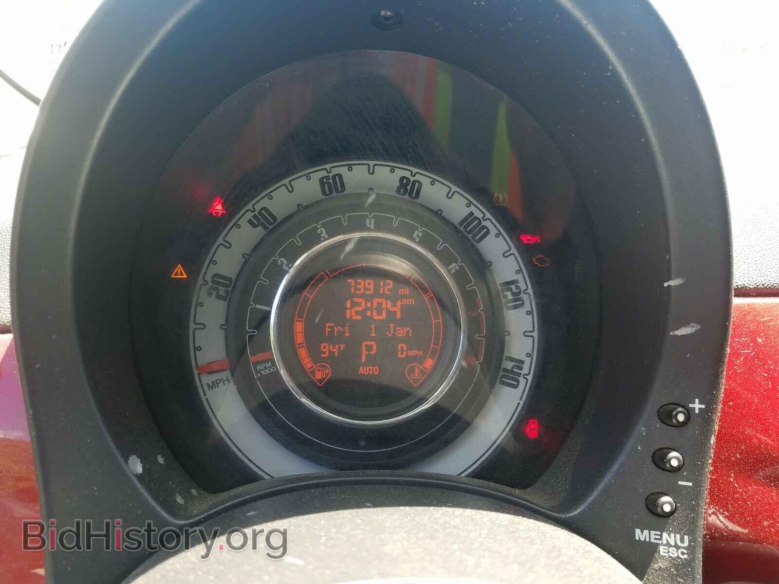 2012 FIAT 500 - VIN: 3C3CFFAR3CT103419 - Фото 8