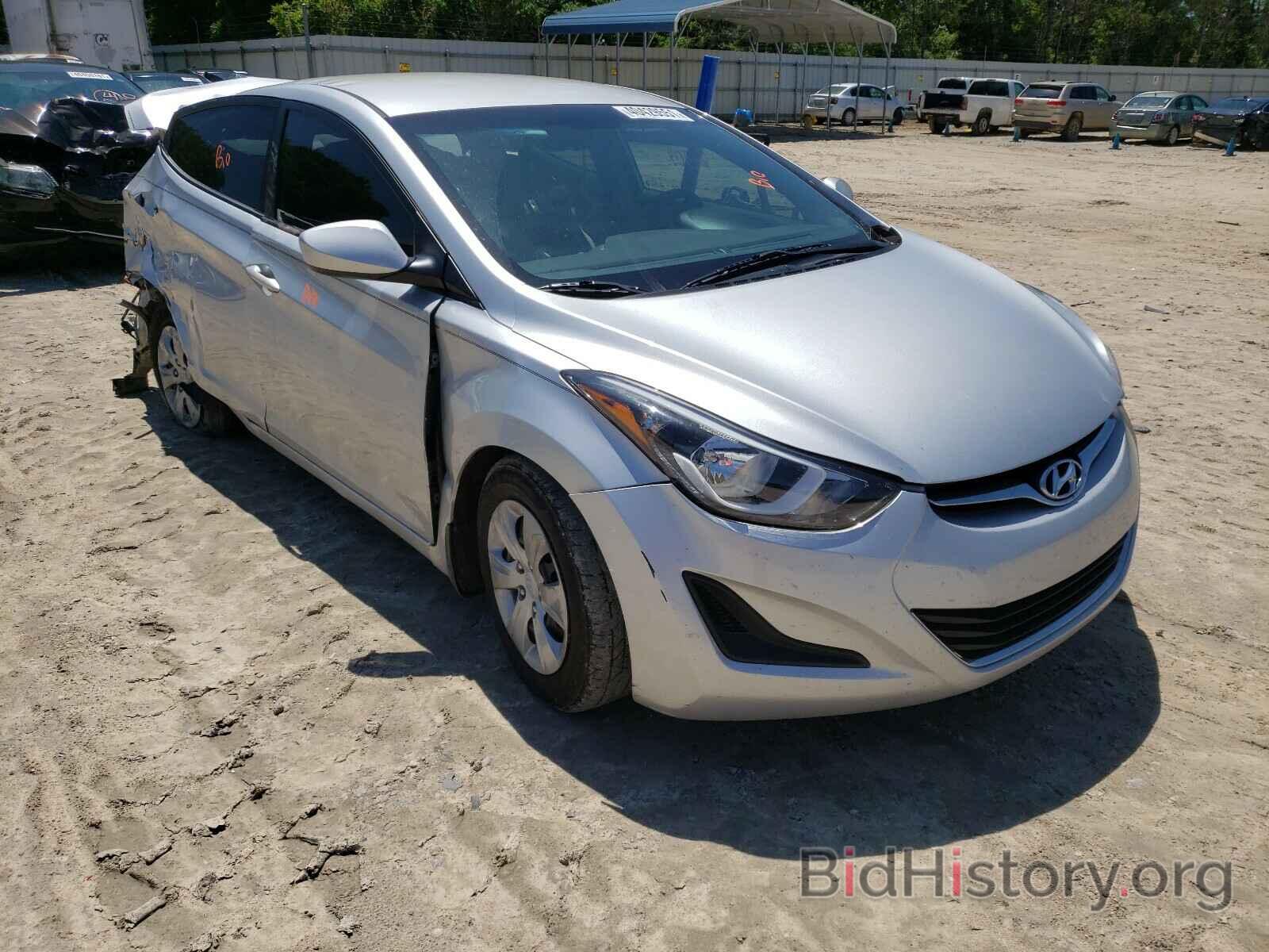 Photo 5NPDH4AE3GH798048 - HYUNDAI ELANTRA 2016