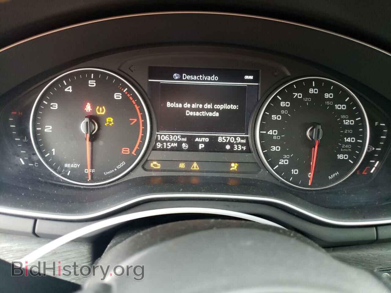 2017 AUDI A4 - VIN: WAUANAF44HN055861 - Photo 9
