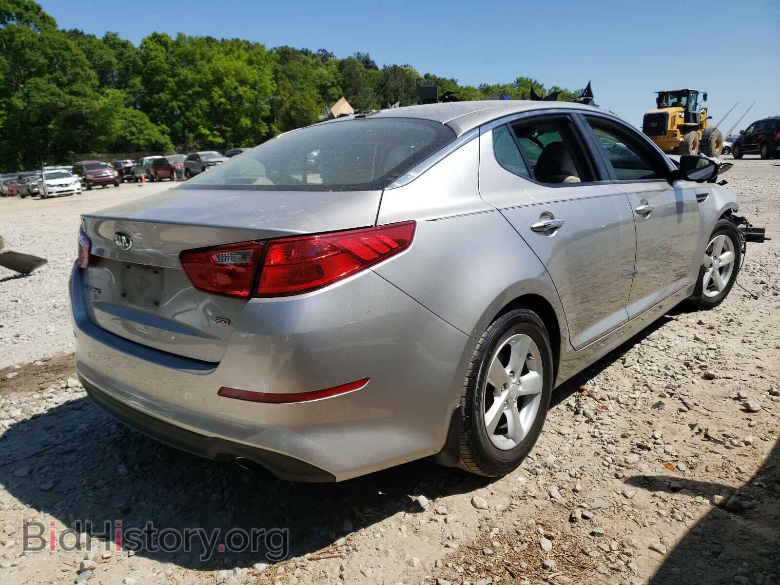 2015 KIA OPTIMA - VIN: KNAGM4A71F5557997 - Photo 4