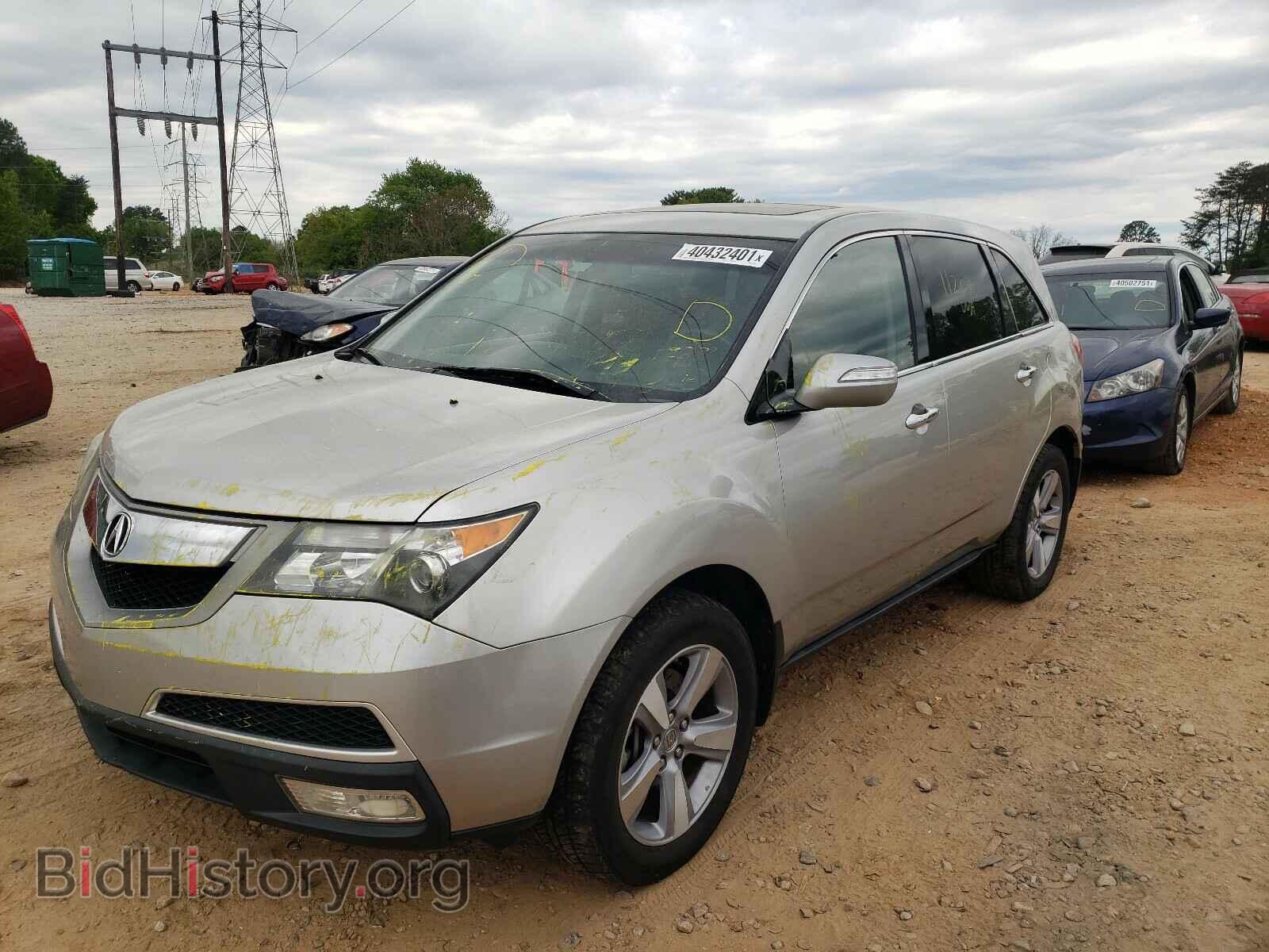 2012 ACURA MDX - VIN: 2HNYD2H33CH505235 - Фото 2