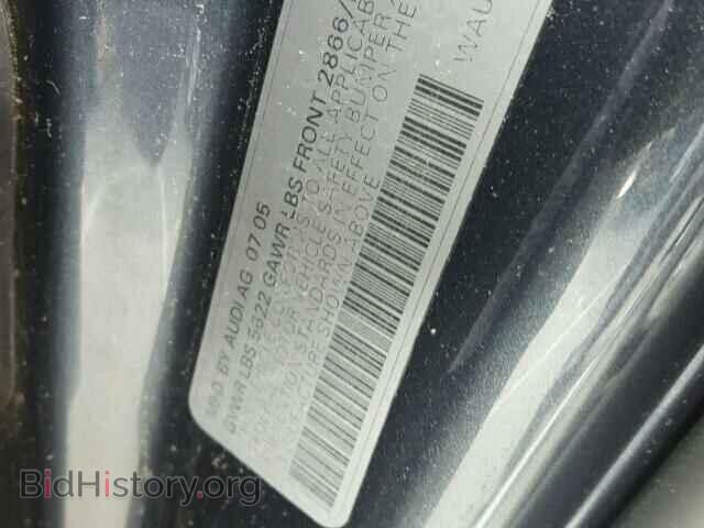 2006 AUDI A8 - VIN: WAULL44E76N006923 - Фото 10
