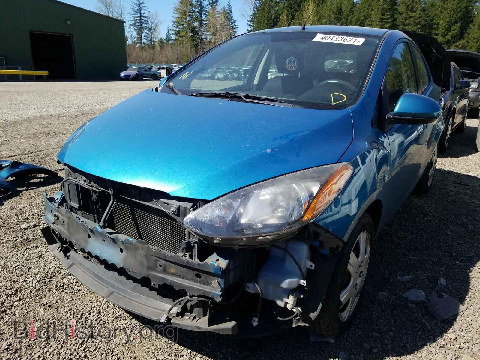 2012 MAZDA 2 - VIN: JM1DE1KZXC0144177 - Фото 2