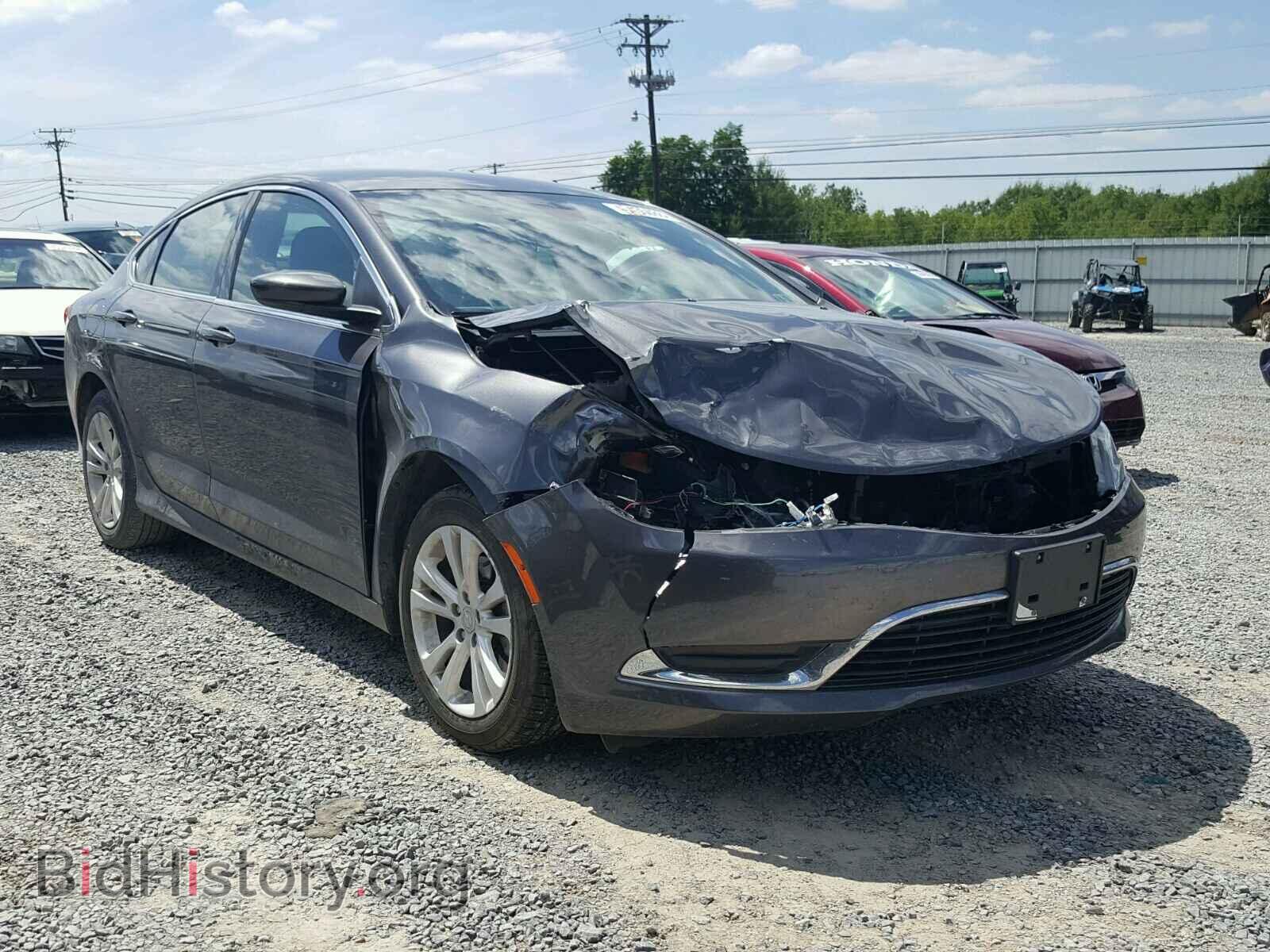 Фотография 1C3CCCABXFN504321 - CHRYSLER 200 2015