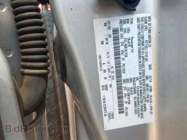 2014 FORD FOCUS - VIN: 1FADP3N26EL422391 - Фото 10