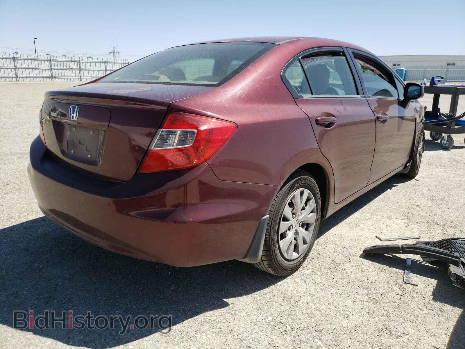2012 HONDA CIVIC - VIN: 2HGFB2F5XCH606930 - Фото 4