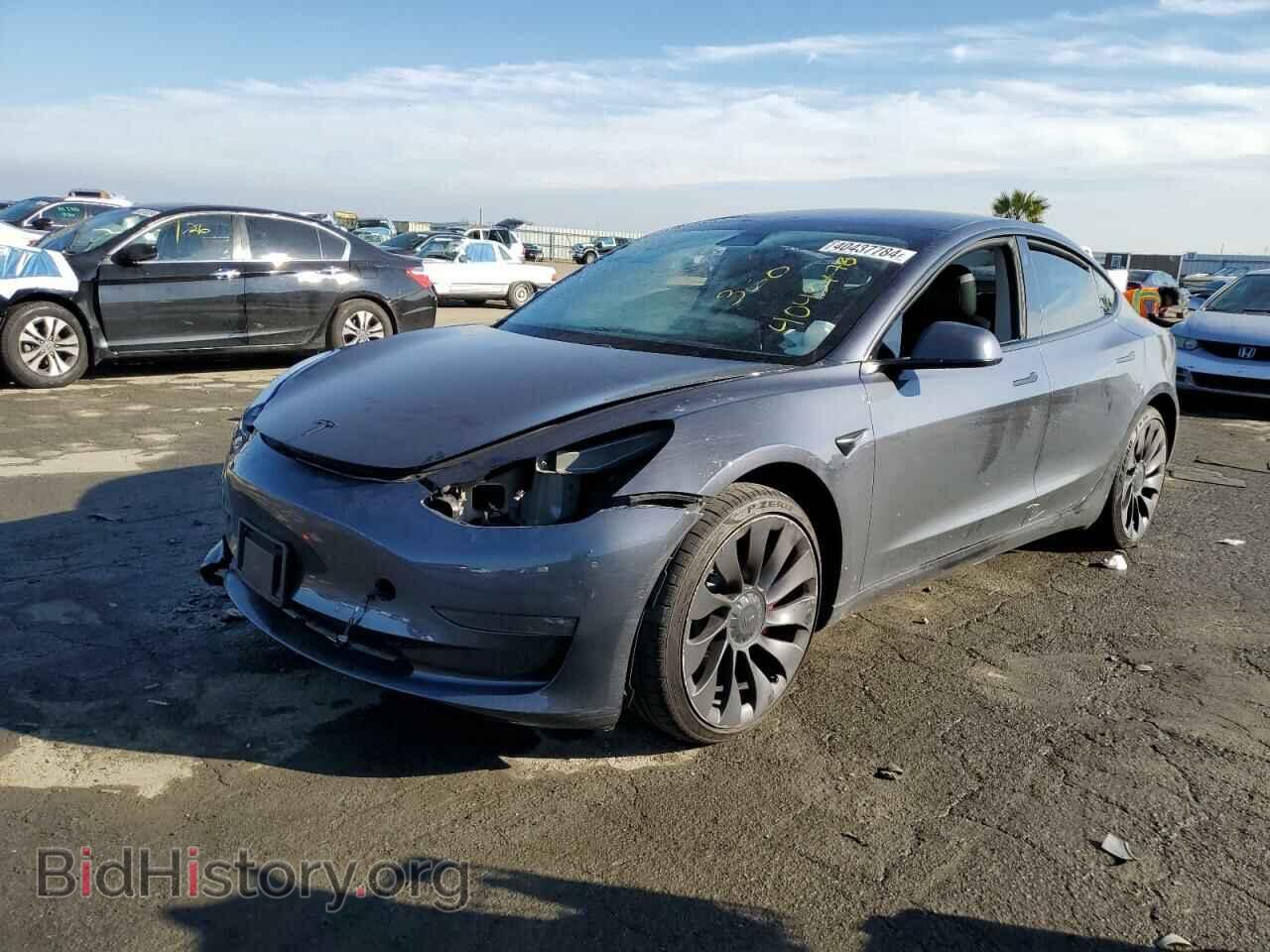 Photo 5YJ3E1EC6MF072576 - TESLA MODEL 3 2021