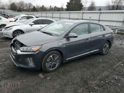 2020 Hyundai IONIQ SEL, темно-серый — VIN KMHC75LD4LU189829, Copart